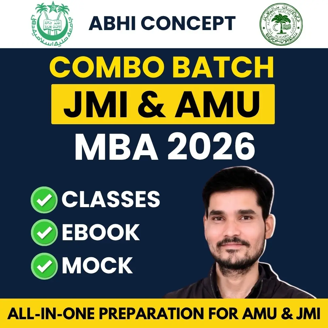 JMI + AMU MBA COMBO - 2027 Online Course